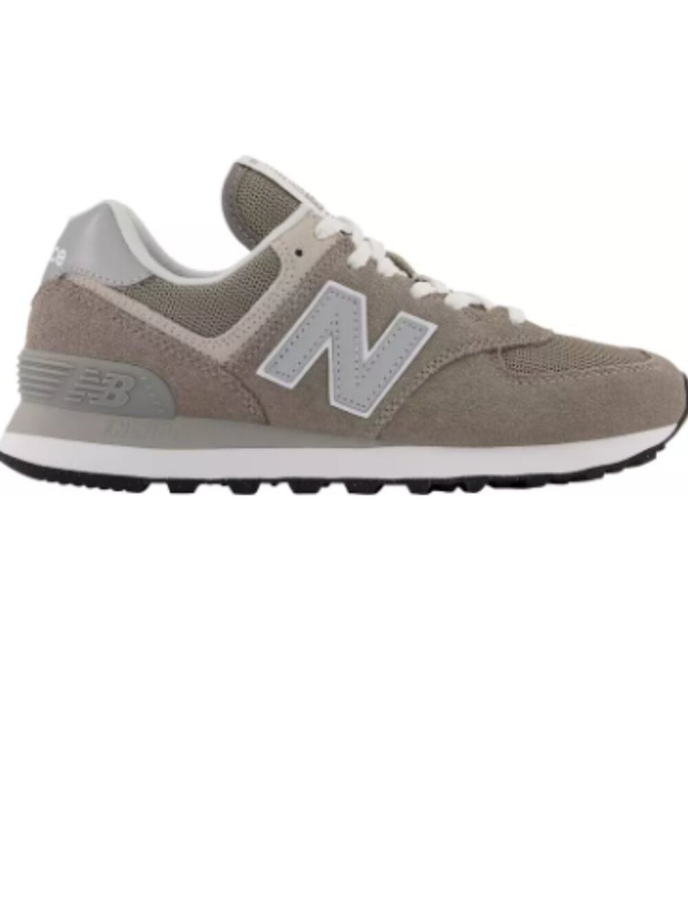 New Balance 574 Shoes, Grey/Metallic - Size Men's 7/Women's 8.5